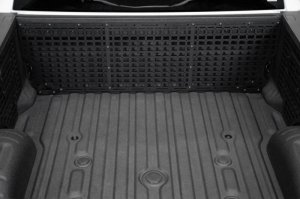 Ford Super Duty Molle Panels - Rear - Addictive Desert Designs - Hammer Black Powder Coat Finish - Black - `23-`27